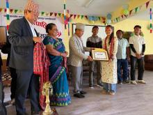 एस.ई.ई. २०८१ आमचोक गाउँपालिकामा उत्कृष्ट अंक ल्याउन सफल छात्रा छात्र लाई सम्मान कार्यक्रम।