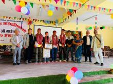 एस.ई.ई. २०८१ आमचोक गाउँपालिकामा उत्कृष्ट अंक ल्याउन सफल छात्रा छात्र लाई सम्मान कार्यक्रम।